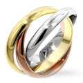 tri color love not trinity ring wedding band sale $ 17 99 was $ 19 99