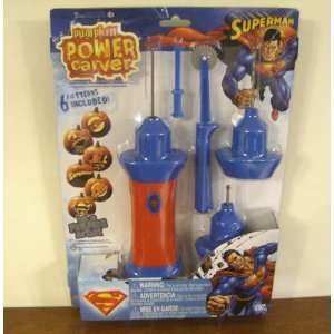  SUPERMAN PUMPKIN POWER CARVER KIT: Toys & Games