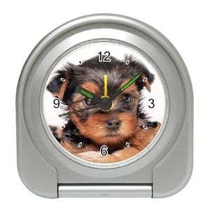  Yorkshire Terrier Puppy Dog 8 Travel Alarm Clock JJ0655 
