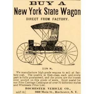 1907 Ad Rochester Vehicle Company New York State Wagon 