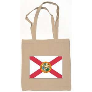  Florida State Flag Tote Bag Natural 