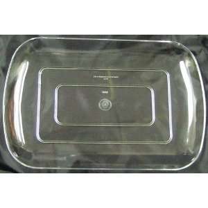  Serving Trays : Clear Plastic Serving Tray   11 x 17 