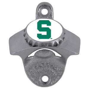  Michigan State Spartans Wall Mounted Bottle Opener   NCAA 