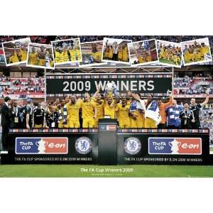 Football Posters Chelsea   FA Cup Winners 2009 Poster 