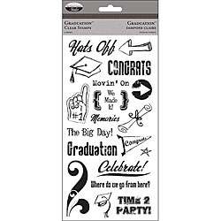 Paper Company Graduation Clear Stamps  