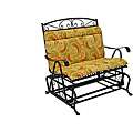 All weather Outdoor Double Glider Chair Cushion  Overstock