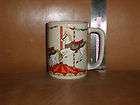 Carousel Horse Mug Cup Merry Go Round White Green Pink Saddle Pastle 
