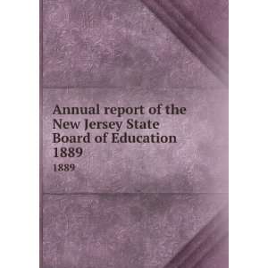 New Jersey State Board of Education. 1889 New Jersey. Superintendent 