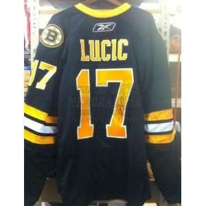  Signed Milan Lucic Uniform   Authentic   Autographed NHL Jerseys 