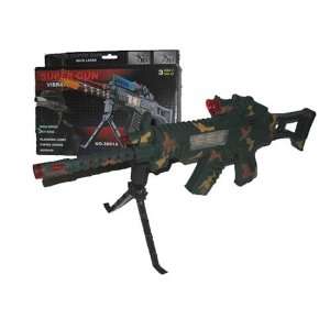  22 Inches B/o Camouflage Machine Gun Toys & Games
