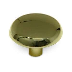 Village expression   1 1/4 diameter plain knob in brass