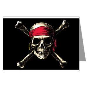    Greeting Cards (20 Pack) Pirate Skull Crossbones: Everything Else