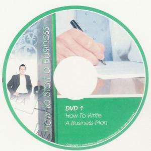 DVD How to START a BUSINESS by writing a BUSINESS PLAN  