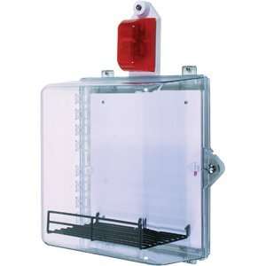Polycarb AED Cabinet w/ Backplate,Wire Shelf and Thumblock 12.25x12.25 