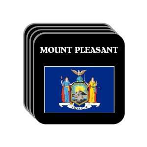 US State Flag   MOUNT PLEASANT, New York (NY) Set of 4 Mini Mousepad 