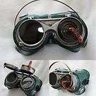   AIRSHIP GOGGLES NO. 17 FLIP UP GEARS VICTORIAN RAVE GOTH CYBER LARP