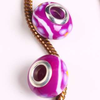 Bright Color Fimo Polymer Clay Charm Beads Fit Bracelet  