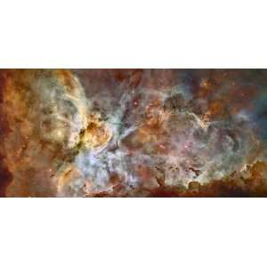  Hubble Space Telescope Astronomy Poster Print   The Carina Nebula 