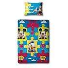 disney mickey mouse puzzled single duvet cover children boys free