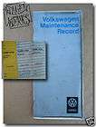 Vintage 1969 VW Volkswagen Service Record Booklet