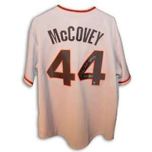 Autographed Willie McCovey San Francisco Giants Gray Jersey Inscribed 