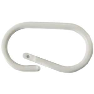    White Plastic Oval Snap Lock Binding Rings: Office Products