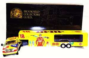 2011 Kyle Busch #18 M&M Custom Made Truck/Trailer AUTOGRAPHED 1/24th 