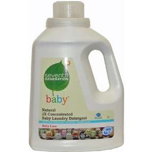  Seventh Generation Baby Laundry Liquid 2X   50 oz: Health 
