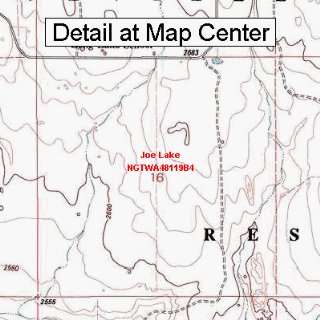   Map   Joe Lake, Washington (Folded/Waterproof)