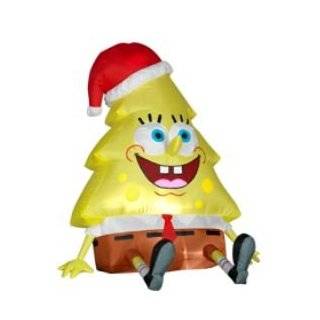   SpongeBob Squarepants Christmas Tree Airblown Inflatable by Gemmy