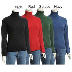 Lusso Womens Cashmere Pullover Turtleneck Sweater  Overstock