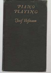 Pianist, Josef Hoffmann Piano Playing HB, 1908 RARE  