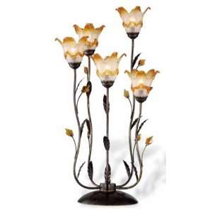  34h Windance Floral Table Lamp (Upward Design) Ok11#9143 