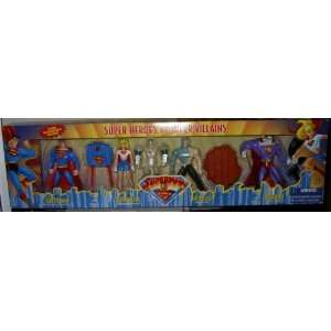  SUPERMAN  SUPER HEROES VS SUPER VILLAINS  4 PACK OF 