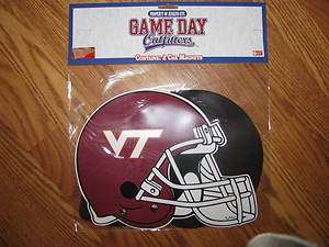 NIP! Virginia Tech Hokies Football Helmet Car Magnets 2 pack  