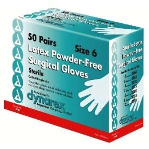 Dynarex 2380 Surgeons Latex Ster Glove Powder Free (Size 8.0) 4/50pr 