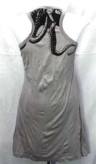 Octopus Hippie Rock T Shirt Mini Tank Dress Tunic Top, Sz S  