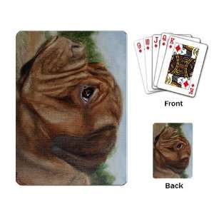   Edition Violano Playing Cards Dogue de Bordeaux Dog