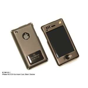   Aluminum iPhone 3G/GS Case   Black Chrome Cell Phones & Accessories