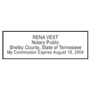  Pre Ink Notary Stamps   Tennessee: Office Products