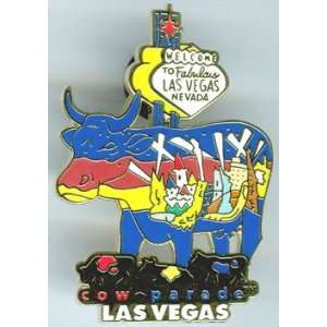 Cow Parade Las Vegas Collectors Pin 