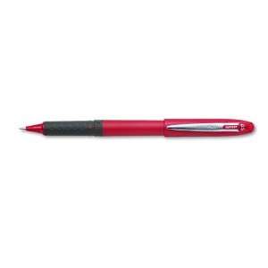  uni ball : Grip Roller Ball Stick Pen, Red Barrel/Ink, Micro 
