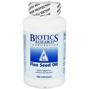  flax seed oil 100 capsules by biotics research Health 