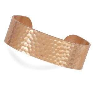  Hammered Solid Copper 19mm Cuff Bracelet Jewelry