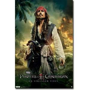  Jack Sparrow of Pirates of the Caribbean Movie Poster 