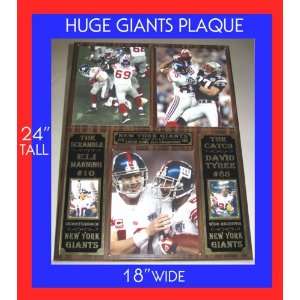   GIANTS SUPER BOWL XLII THE CATCH DISPLAY PLAQUE: Everything Else