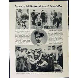   1915 WORLD WAR RED CROSS MACHINE GUN GERMAN SOLDIERS: Home & Kitchen