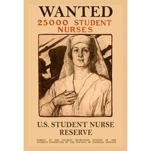   printed on 20 x 30 stock. Wanted 25,000 Student Nurses