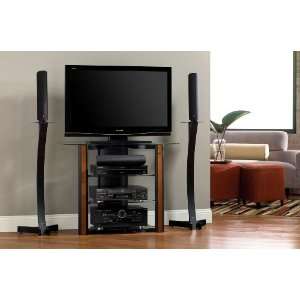  Bello AVSC 2123   30 Contemporary Tall Flat Panel TV Stand 