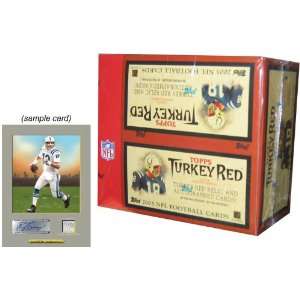 2005 Topps Turkey Red Football Retail Box   24p8c: Sports 
